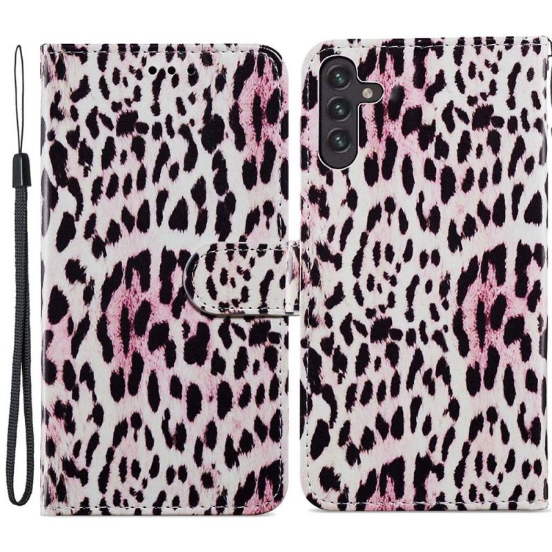 Flip Futrola Samsung Galaxy A13 5G / A04s Leopard Uzorak