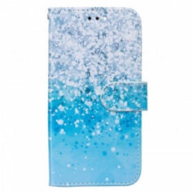 Flip Futrola Samsung Galaxy A13 5G / A04s Plavi Svjetlucavi Gradijent