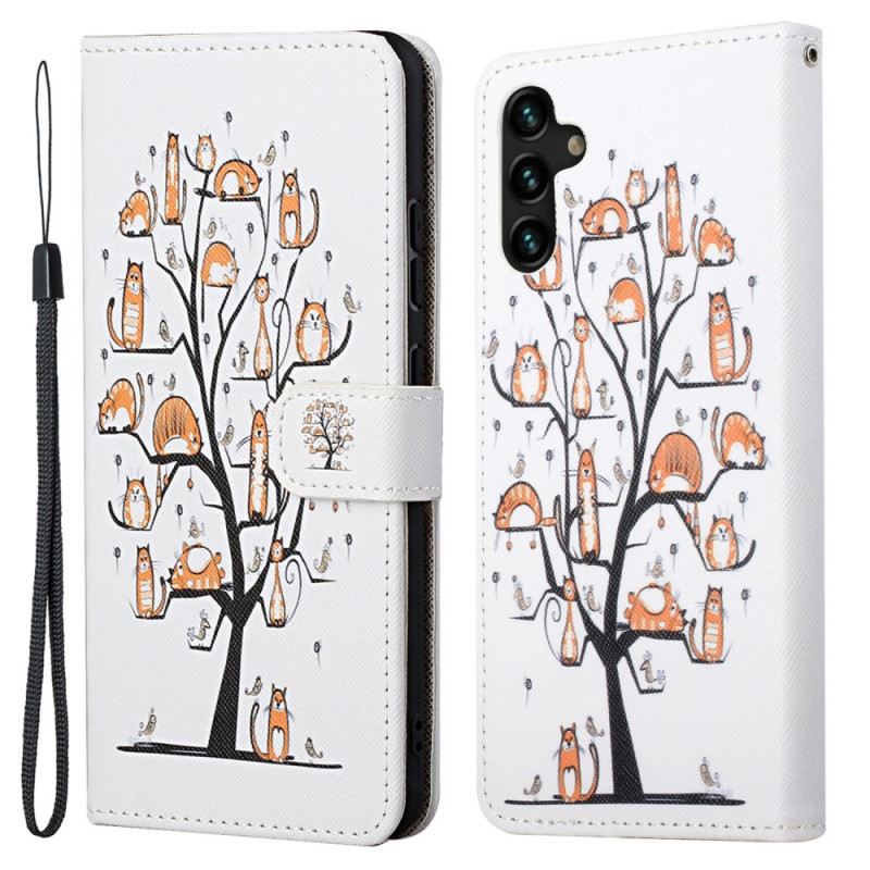 Futrola Samsung Galaxy A13 5G / A04s / 04s Funky Cats S Remenom