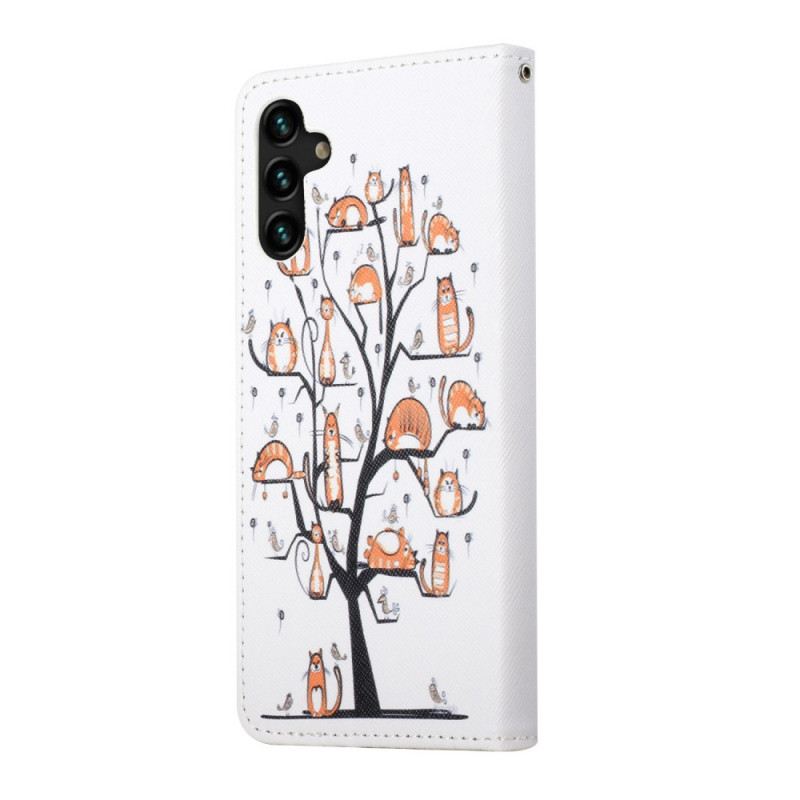 Futrola Samsung Galaxy A13 5G / A04s / 04s Funky Cats S Remenom