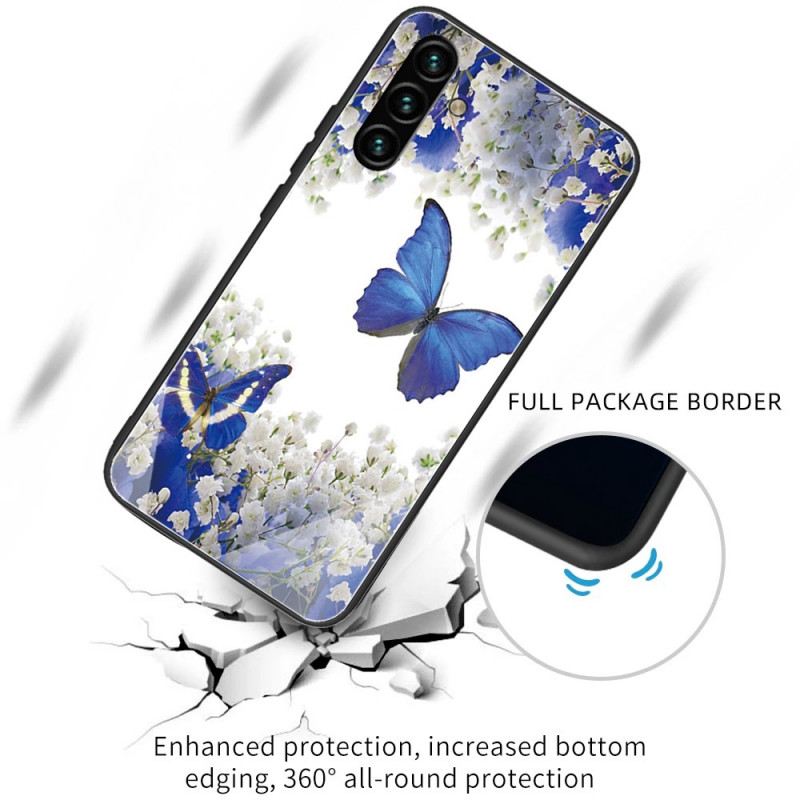 Maskica Samsung Galaxy A13 5G / A04s Butterflies Design Kaljeno Staklo