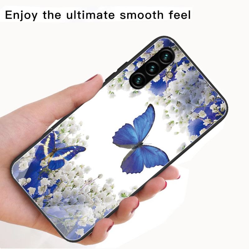 Maskica Samsung Galaxy A13 5G / A04s Butterflies Design Kaljeno Staklo