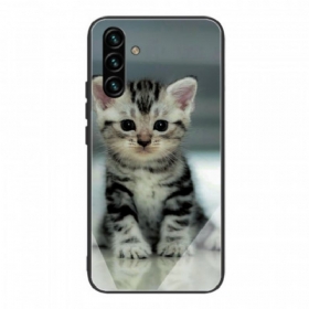 Maskica Samsung Galaxy A13 5G / A04s Kitten Kaljeno Staklo