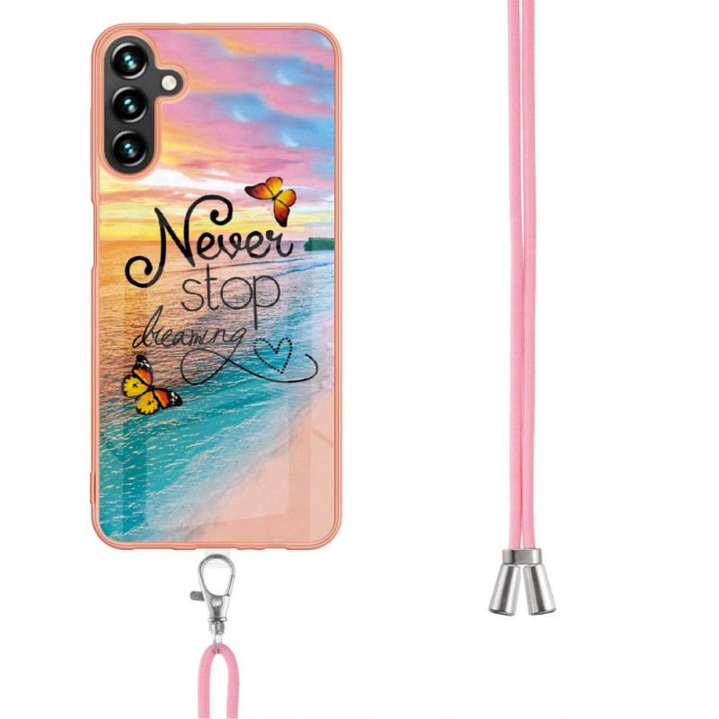 Maskica Samsung Galaxy A13 5G / A04s Never Stop Dreaming Drawstring