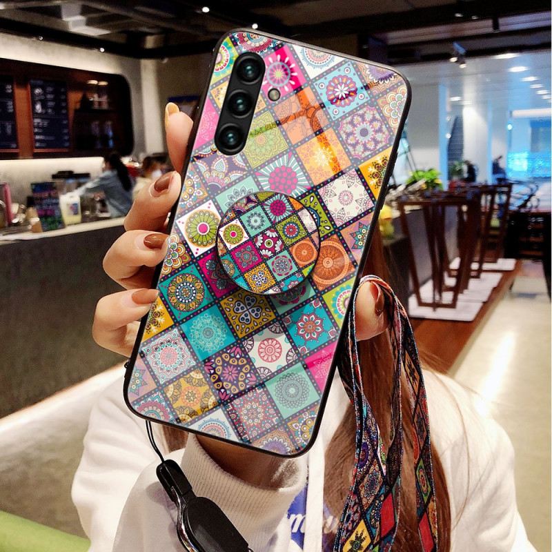 Maskica Samsung Galaxy A13 5G / A04s Patchwork Magnetski Držač