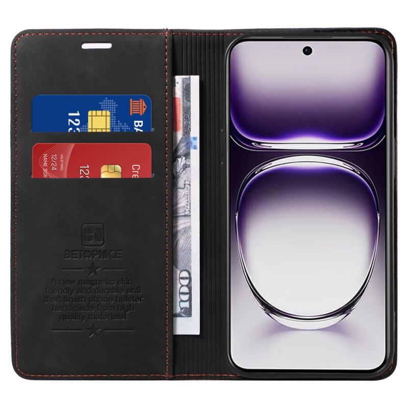 Flip Futrola Oppo Reno 12 5g Betopnice Suede Effect Rfid Blokiranje