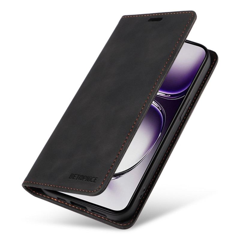 Flip Futrola Oppo Reno 12 5g Betopnice Suede Effect Rfid Blokiranje