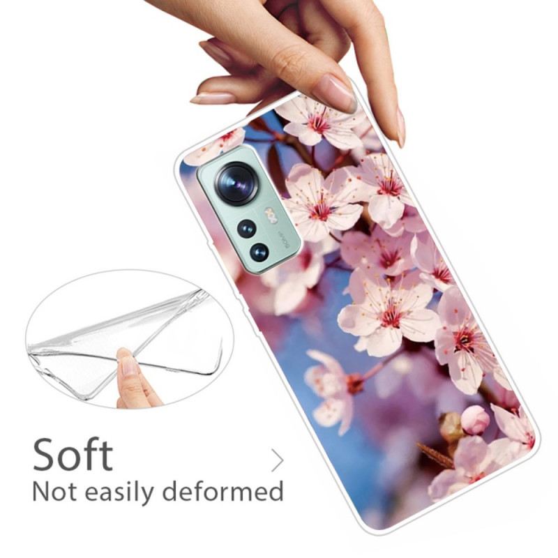 Maskica Xiaomi 12 Pro Cvjetni Silikon