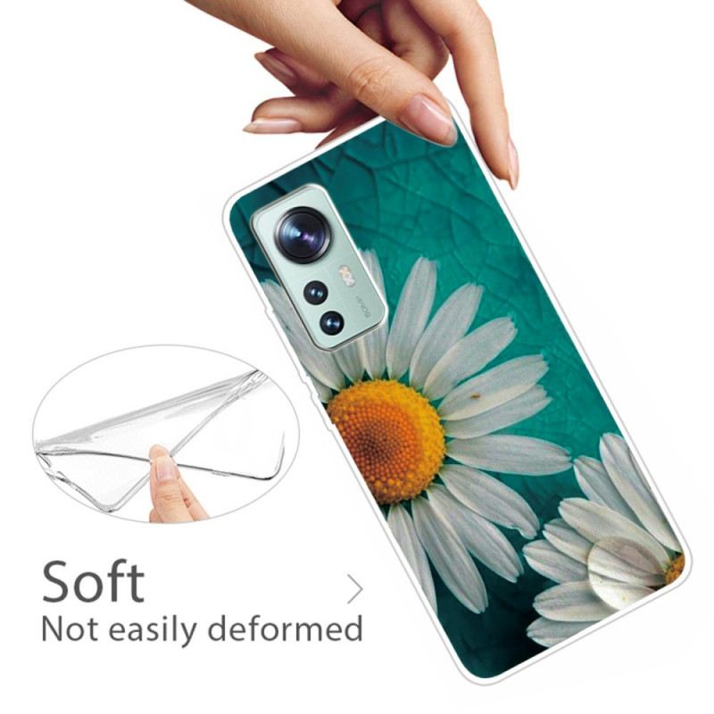 Maskica Xiaomi 12 Pro Cvjetni Silikon