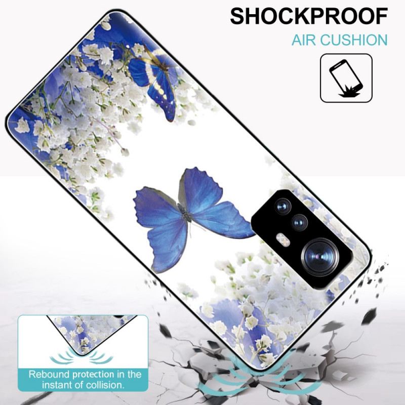 Maskica Xiaomi 12 Pro Royal Butterflies Kaljeno Staklo