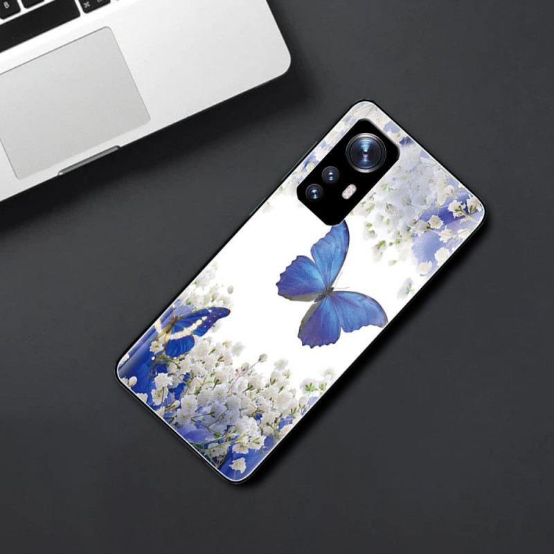 Maskica Xiaomi 12 Pro Royal Butterflies Kaljeno Staklo