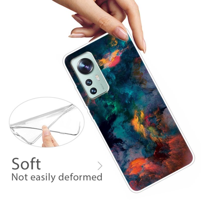 Maskica Xiaomi 12 Pro Silikon Šarenog Oblaka