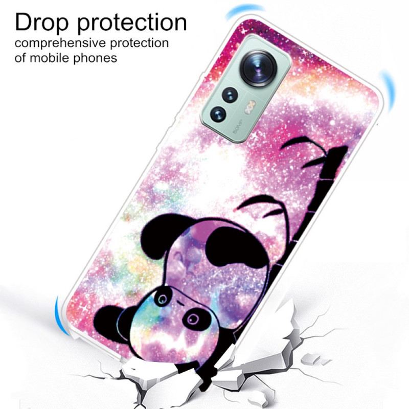 Maskica Xiaomi 12 Pro Silikonska Panda Naopako