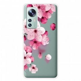 Maskica Xiaomi 12 Pro Silikonski Cvijet Ruže