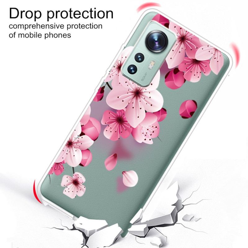 Maskica Xiaomi 12 Pro Silikonski Cvijet Ruže