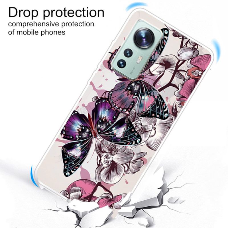 Maskica Xiaomi 12 Pro Silikonski Leptirići