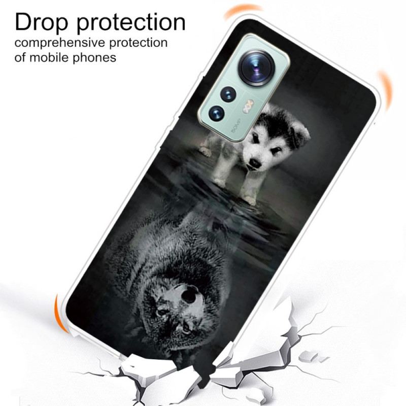 Maskica Xiaomi 12 Pro Silikonski Puppy Dream