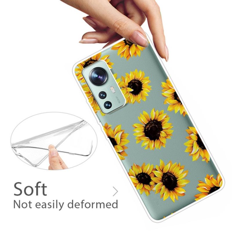 Maskica Xiaomi 12 Pro Silikonski Suncokreti