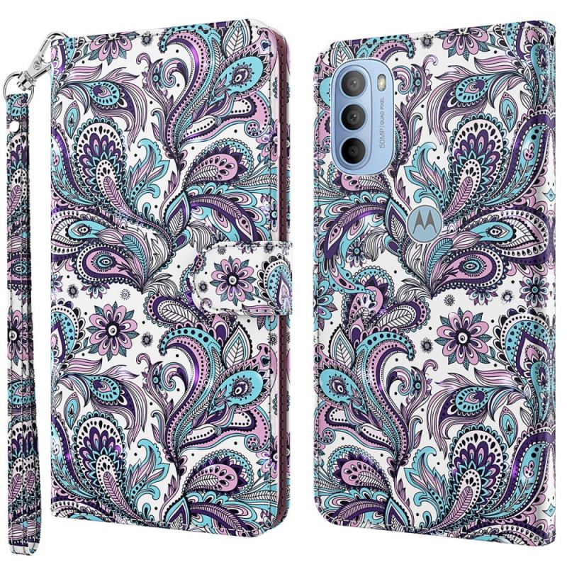 Flip Futrola Moto G41 / G31 Paisley