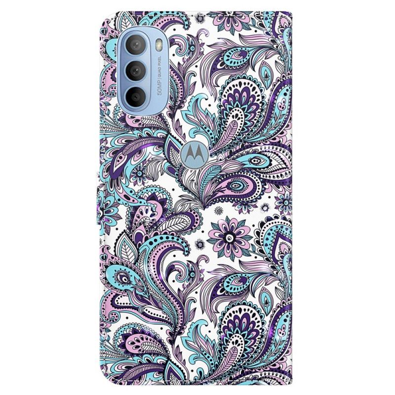 Flip Futrola Moto G41 / G31 Paisley