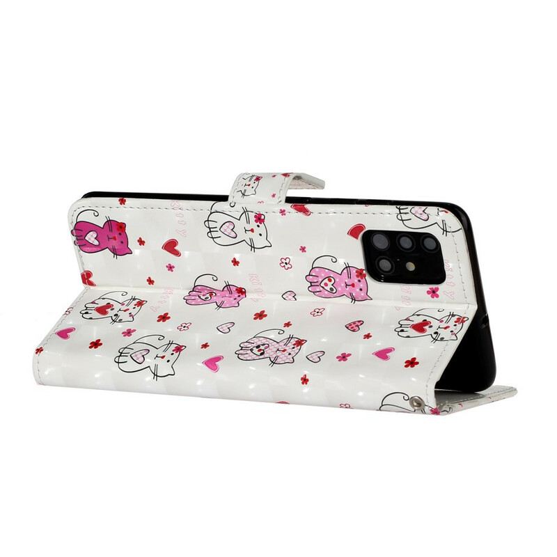 Futrola Samsung Galaxy A51 Light Spot Cats