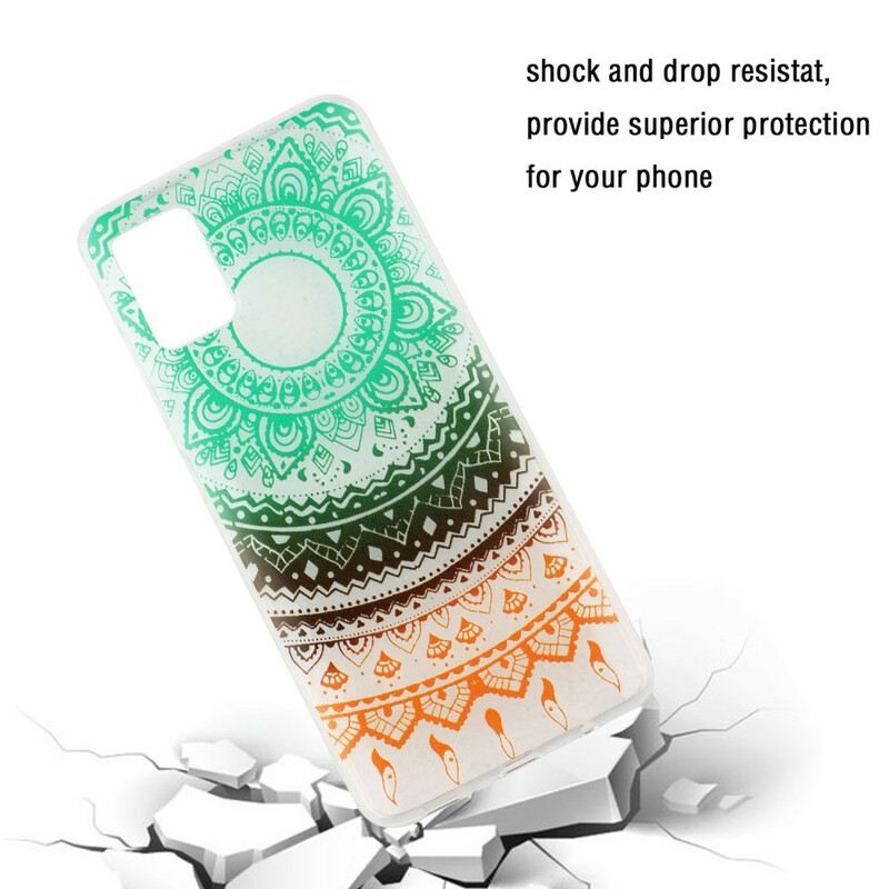 Maskica Samsung Galaxy A51 Bešavna Tamna Šarena Mandala