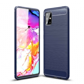 Maskica Samsung Galaxy A51 Brušena Karbonska Vlakna