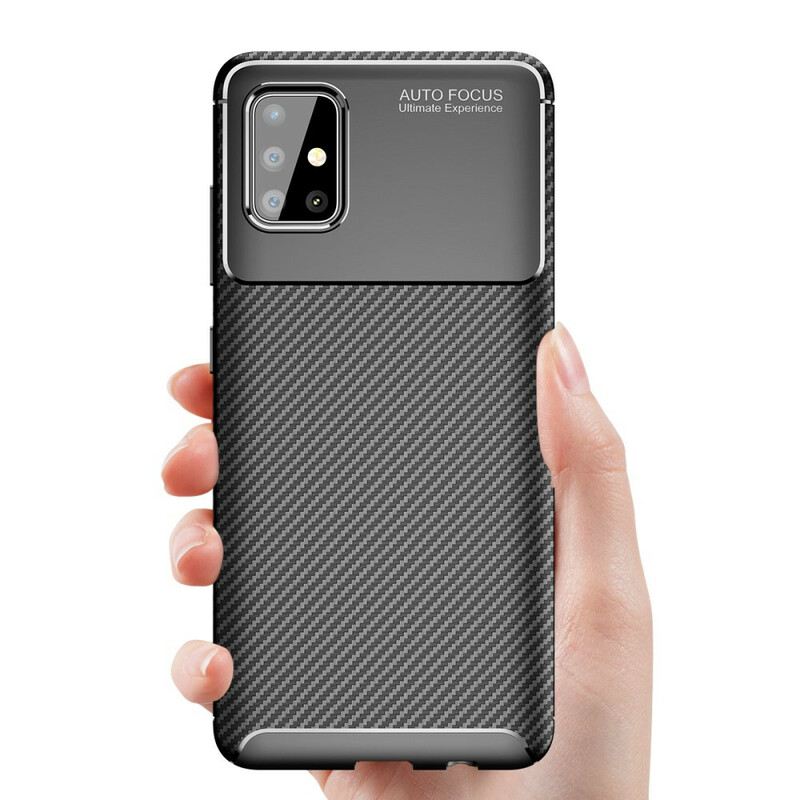 Maskica Samsung Galaxy A51 Fleksibilna Tekstura Karbonskih Vlakana