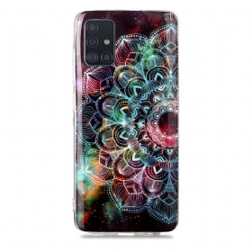 Maskica Samsung Galaxy A51 Fluorescentna Cvjetna Serija