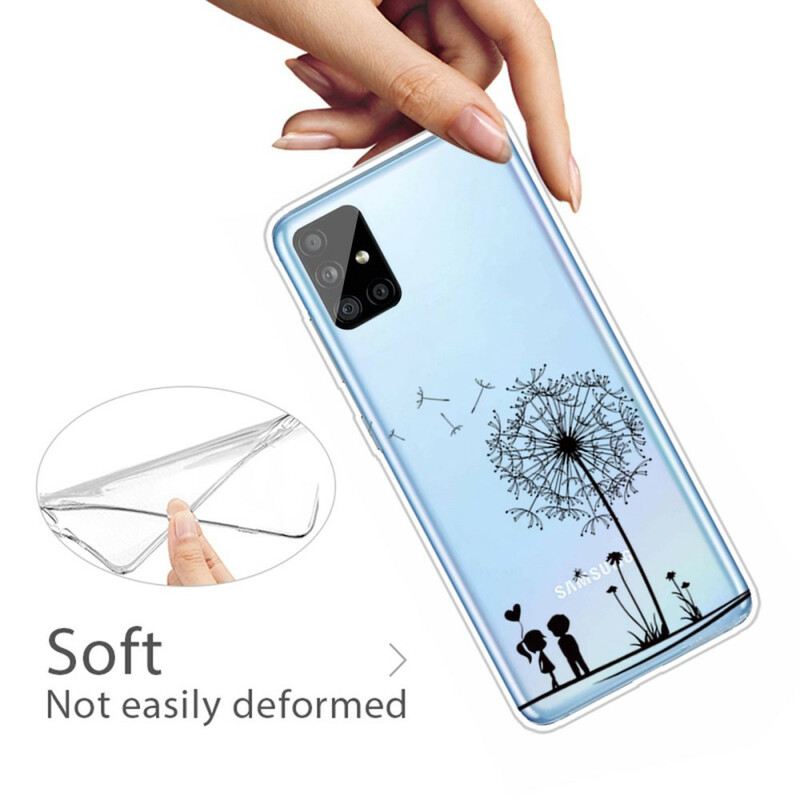 Maskica Samsung Galaxy A51 Maslačak Ljubav