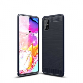 Maskica Samsung Galaxy A51 Mofi Brušena Karbonska Vlakna