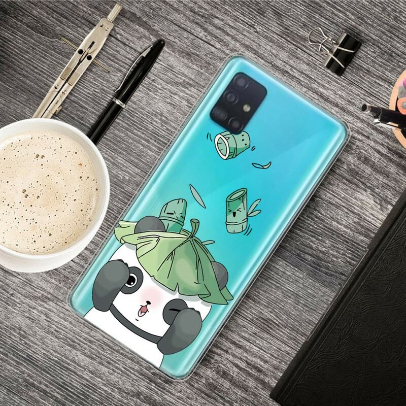 Maskica Samsung Galaxy A51 Panda Žongler