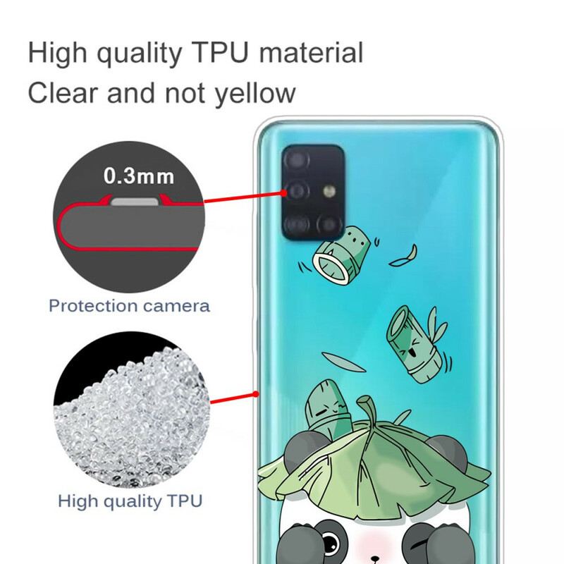 Maskica Samsung Galaxy A51 Panda Žongler