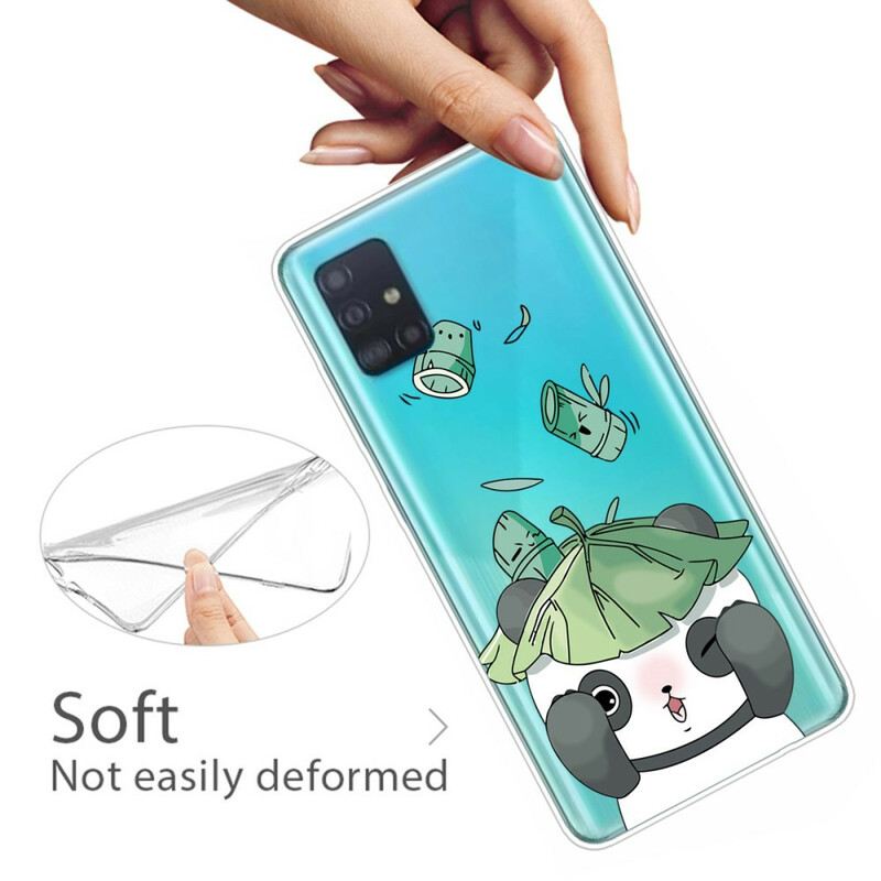 Maskica Samsung Galaxy A51 Panda Žongler