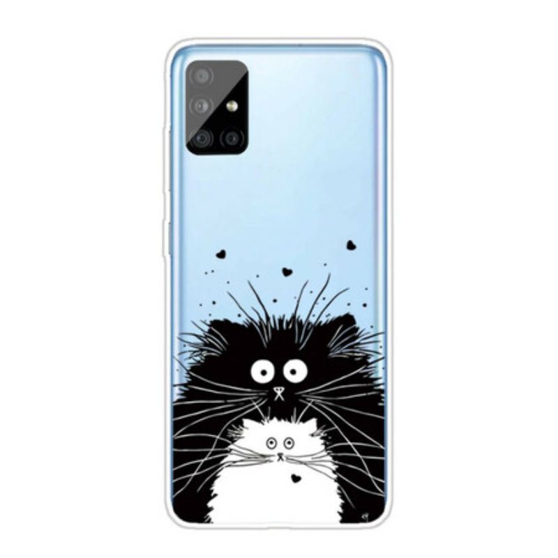 Maskica Samsung Galaxy A51 Pogledajte Mačke