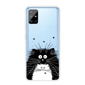 Maskica Samsung Galaxy A51 Pogledajte Mačke