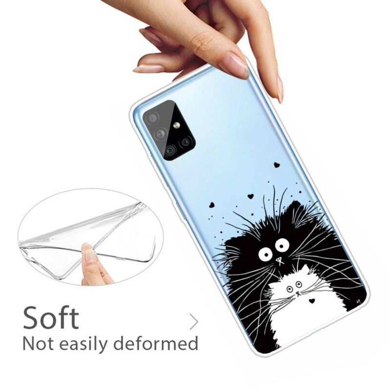 Maskica Samsung Galaxy A51 Pogledajte Mačke