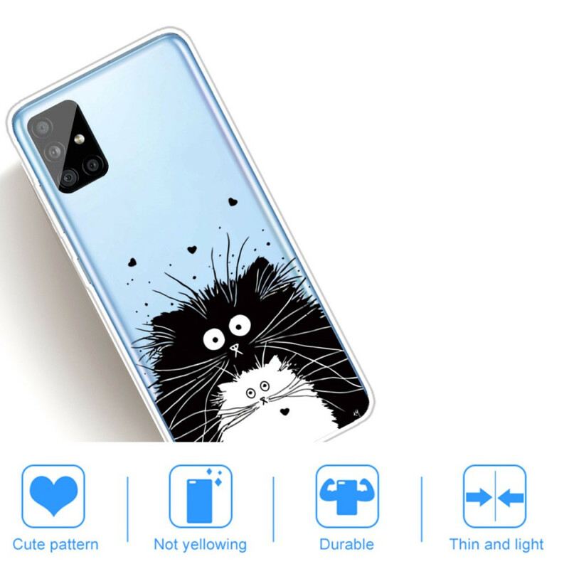 Maskica Samsung Galaxy A51 Pogledajte Mačke