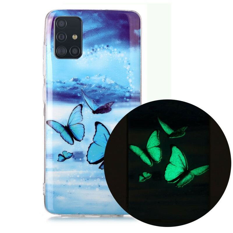 Maskica Samsung Galaxy A51 Serija Fluorescentnih Leptira