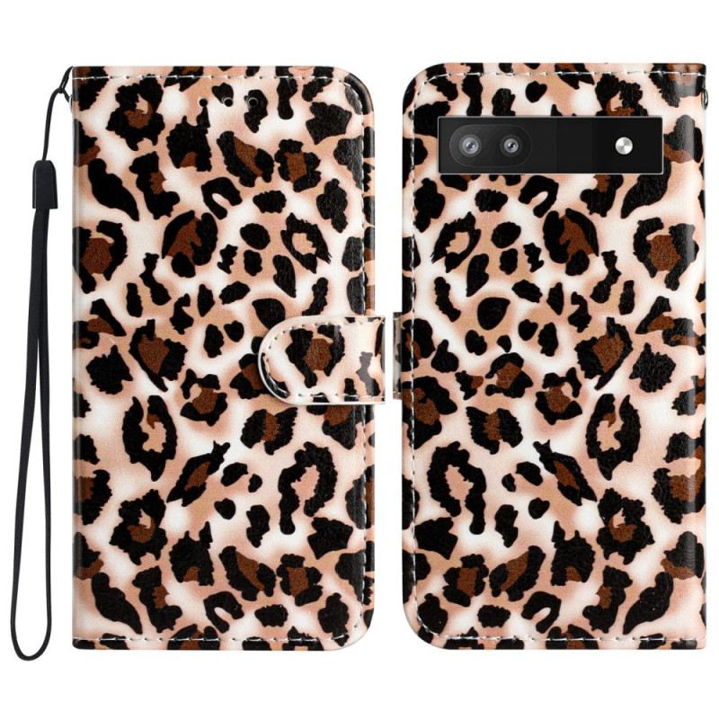 Futrola Google Pixel 7A Leopard Print S Remenčićima