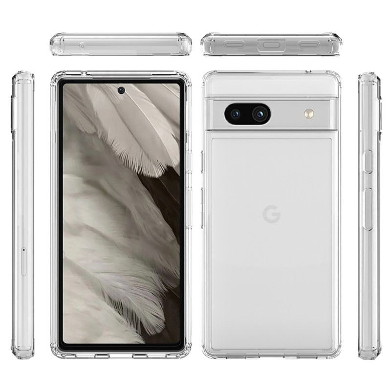 Maskica Google Pixel 7A Prozirna Boja Protiv Žutila